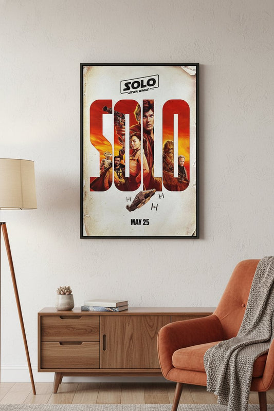Solo: A Star Wars Story Vintage US One Sheet Teaser Style (2018) - ORIGINAL RELEASE - posterpalace.com