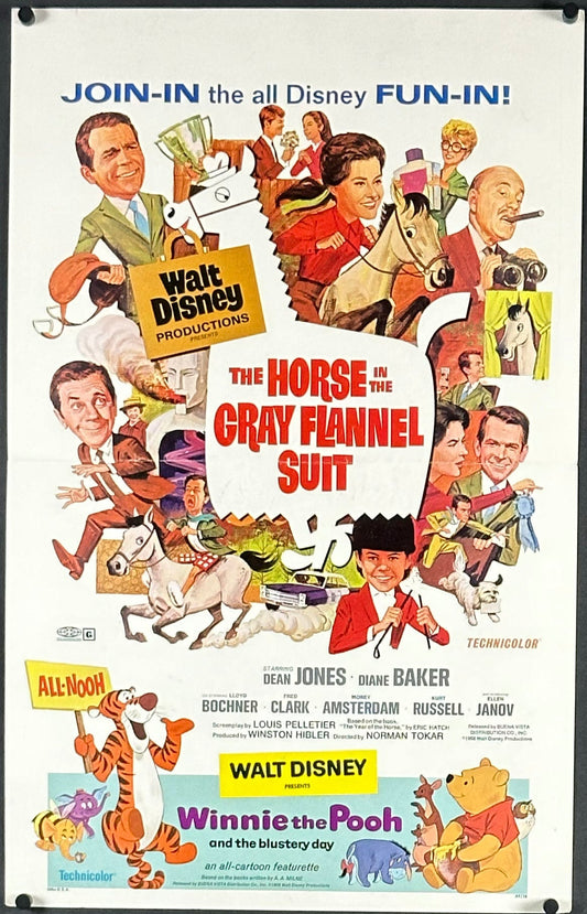 The Horse In The Gray Flannel Suit/Winnie The Pooh And The Blustery Day - posterpalace.com