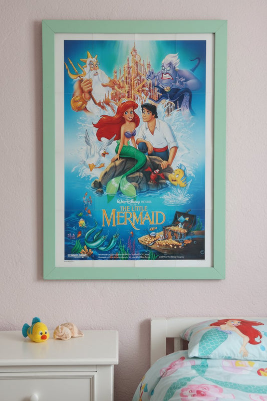 Walt Disney's The Little Mermaid Vintage US One Sheet Cast Style (1989) - ORIGINAL RELEASE - posterpalace.com