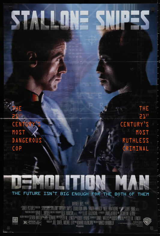 Demolition Man US One Sheet (1993) - ORIGINAL RELEASE - posterpalace.com