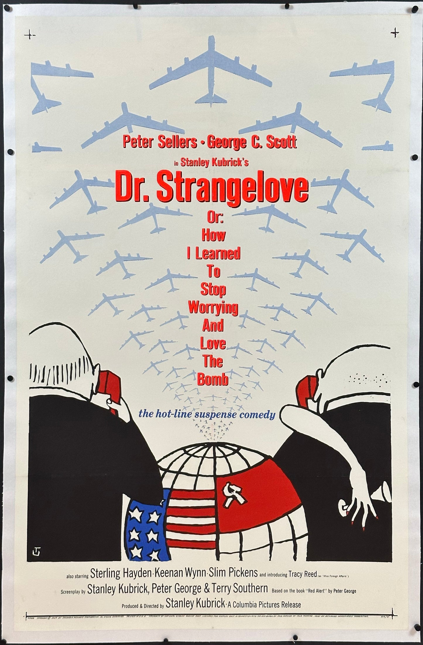 Dr. Strangelove US One Sheet "Day-Glo" Style (1964) - ORIGINAL RELEASE - posterpalace.com