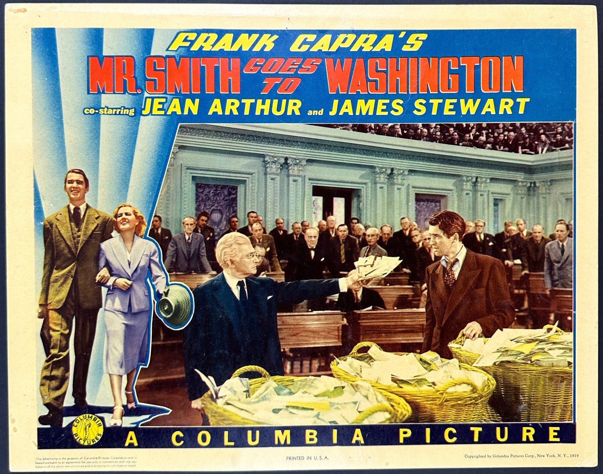 Mr. Smith Goes To Washington US Lobby Card (1939) - ORIGINAL RELEASE - posterpalace.com
