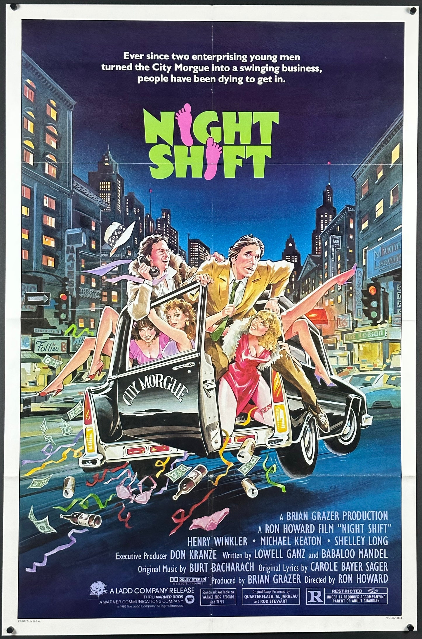 Night Shift US One Sheet (1982) - ORIGINAL RELEASE - posterpalace.com