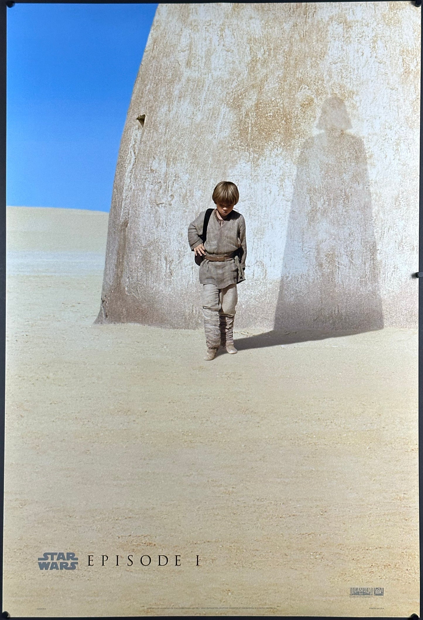 Star Wars: Episode I - The Phantom Menace US One Sheet Teaser Style (1999) - ORIGINAL RELEASE - posterpalace.com