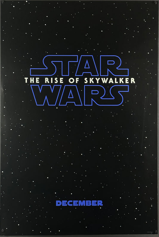 Star Wars: Episode IX - The Rise of Skywalker Vintage US One Sheet Teaser Style (2019) - ORIGINAL RELEASE - posterpalace.com