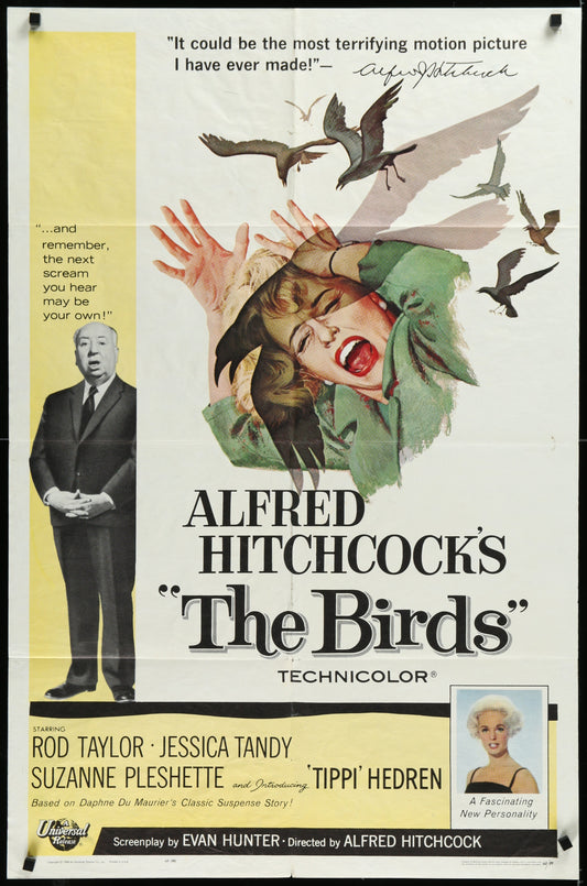 The Birds US One Sheet (1963) - ORIGINAL RELEASE - posterpalace.com