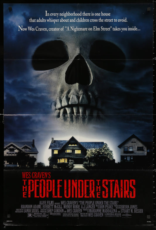 The People Under The Stairs US One Sheet (1991) - ORIGINAL RELEASE - posterpalace.com