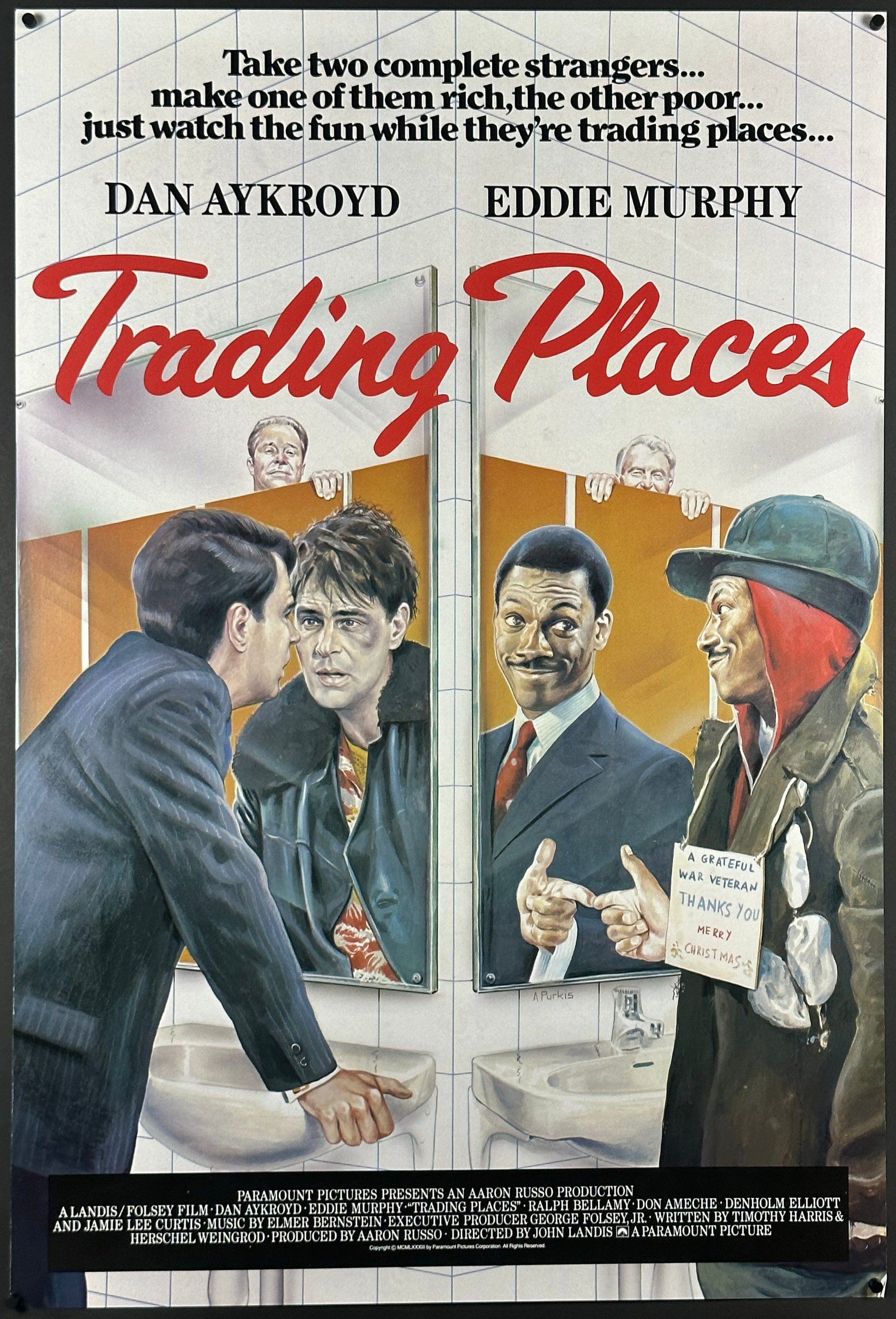 Trading Places British One Sheet (1983) - ORIGINAL RELEASE - posterpalace.com