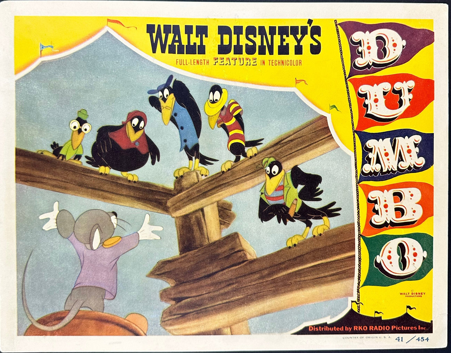 Walt Disney's Dumbo US Lobby Card (1941) - ORIGINAL RELEASE - posterpalace.com