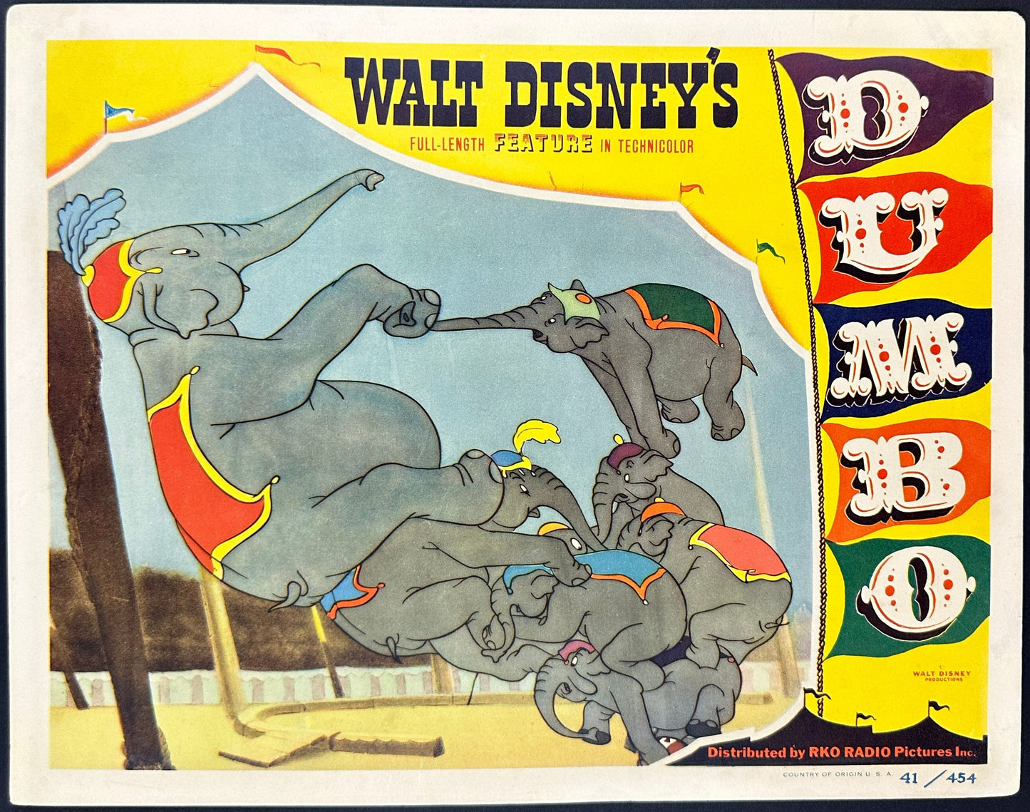 Walt Disney's Dumbo US Lobby Card (1941) - ORIGINAL RELEASE - posterpalace.com