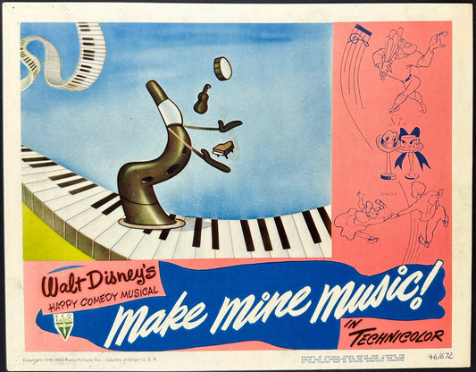 Walt Disney's Make Mine Music US Lobby Card (1946) - ORIGINAL RELEASE - posterpalace.com