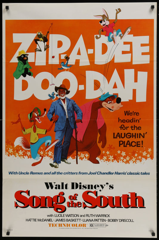 Walt Disney's Song Of The South US One Sheet (R 1972) - posterpalace.com