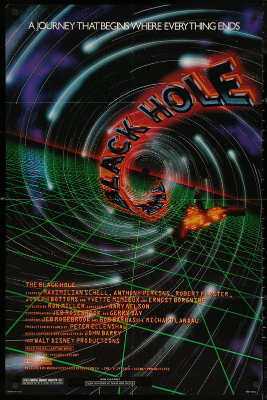 Walt Disney's The Black Hole US One Sheet Teaser Style (1979) - ORIGINAL RELEASE - posterpalace.com