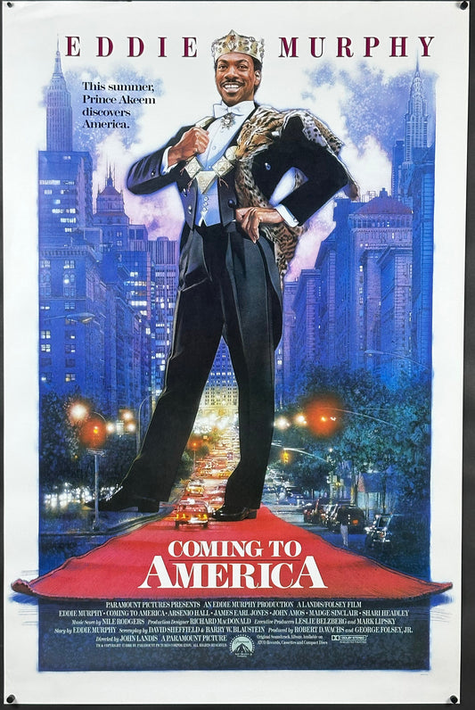 Coming To America Vintage US One Sheet (1988) - ORIGINAL RELEASE - posterpalace.com