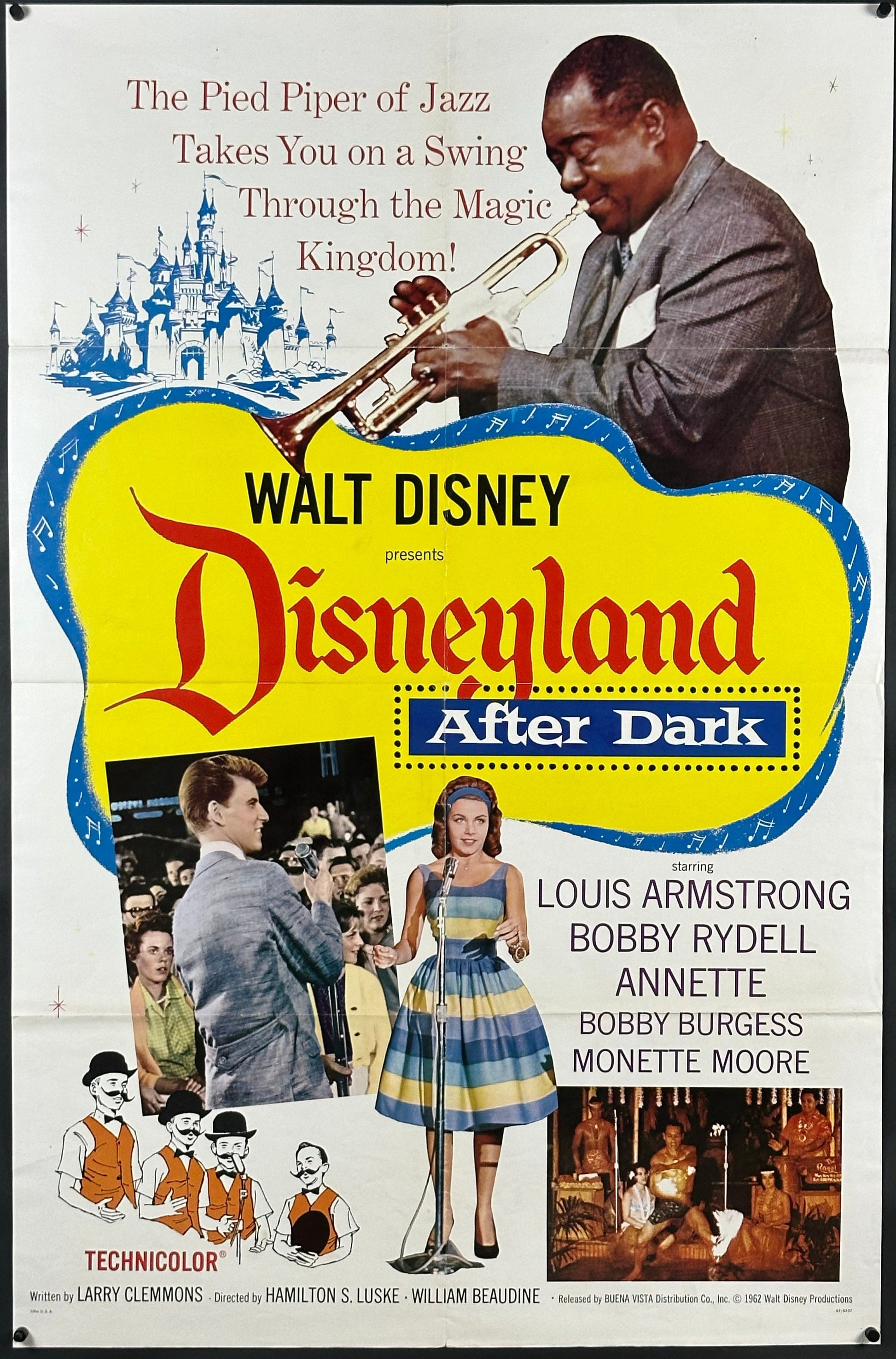 Disneyland After Dark Vintage US One Sheet (1963) - ORIGINAL RELEASE - posterpalace.com