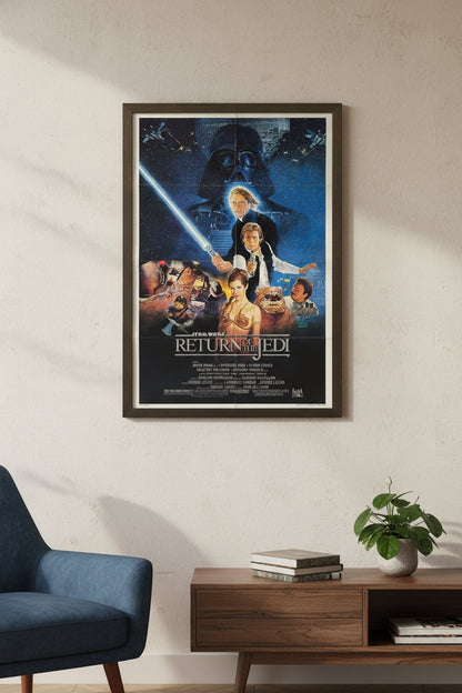 Star Wars: Episode VI - Return of the Jedi Vintage US One Sheet Style B "Studio Style" (1983) - ORIGINAL RELEASE - posterpalace.com