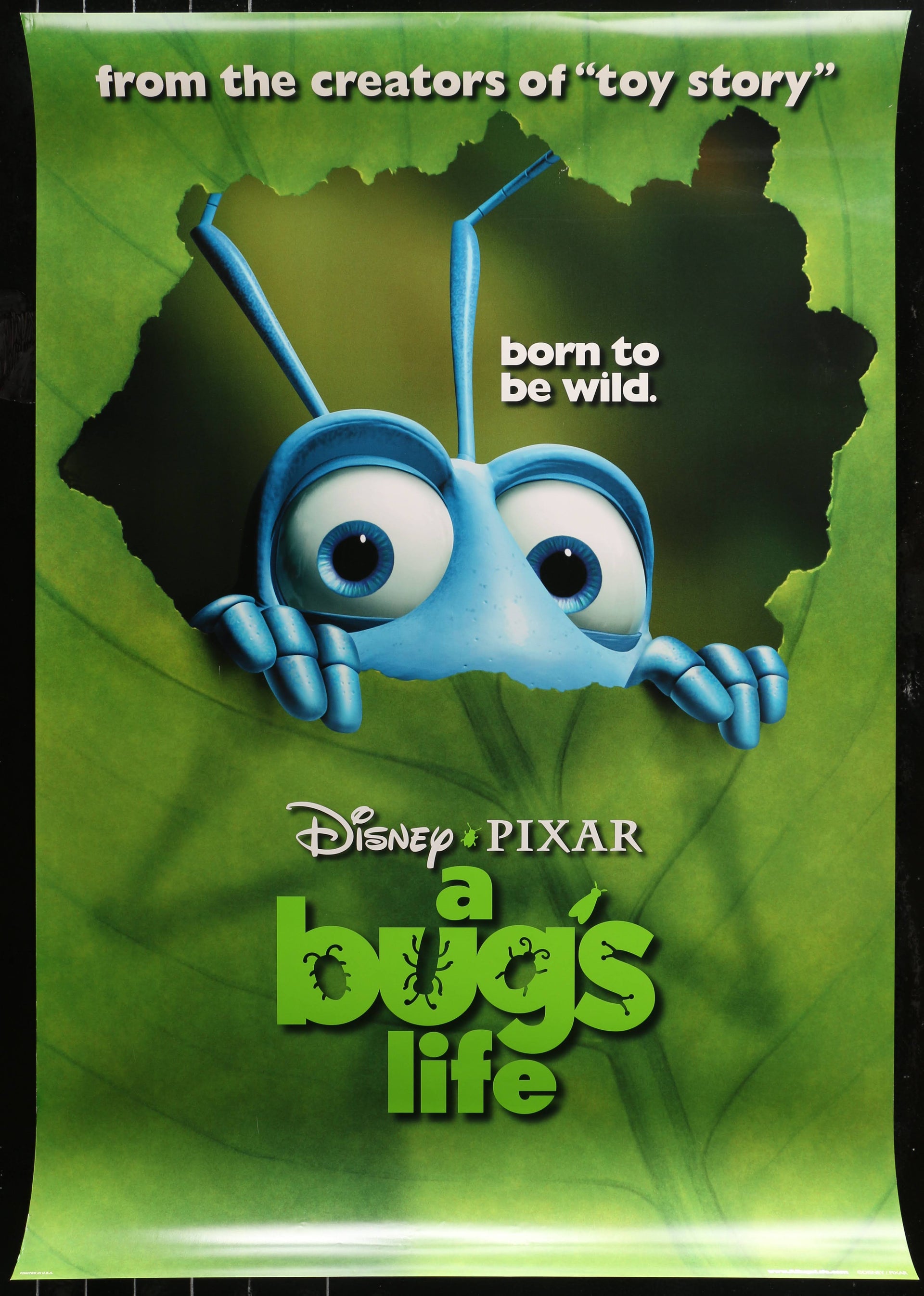 A Bug's Life Vintage US One Sheet Teaser Flik Style (1998