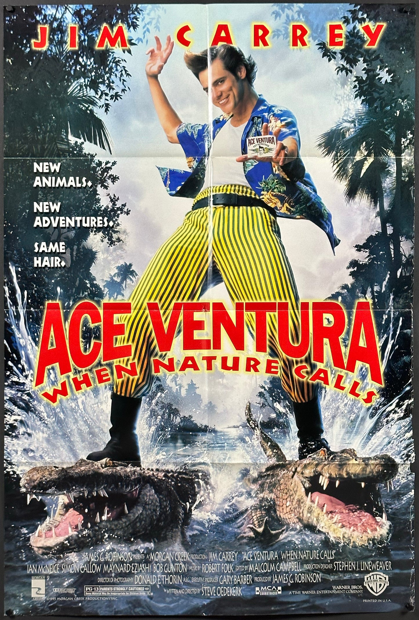 Ace Ventura: When Nature Calls US One Sheet (1995) - ORIGINAL RELEASE - posterpalace.com