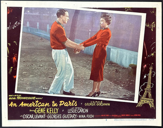 An American In Paris US Lobby Card #5 (1951) - ORIGINAL RELEASE - posterpalace.com