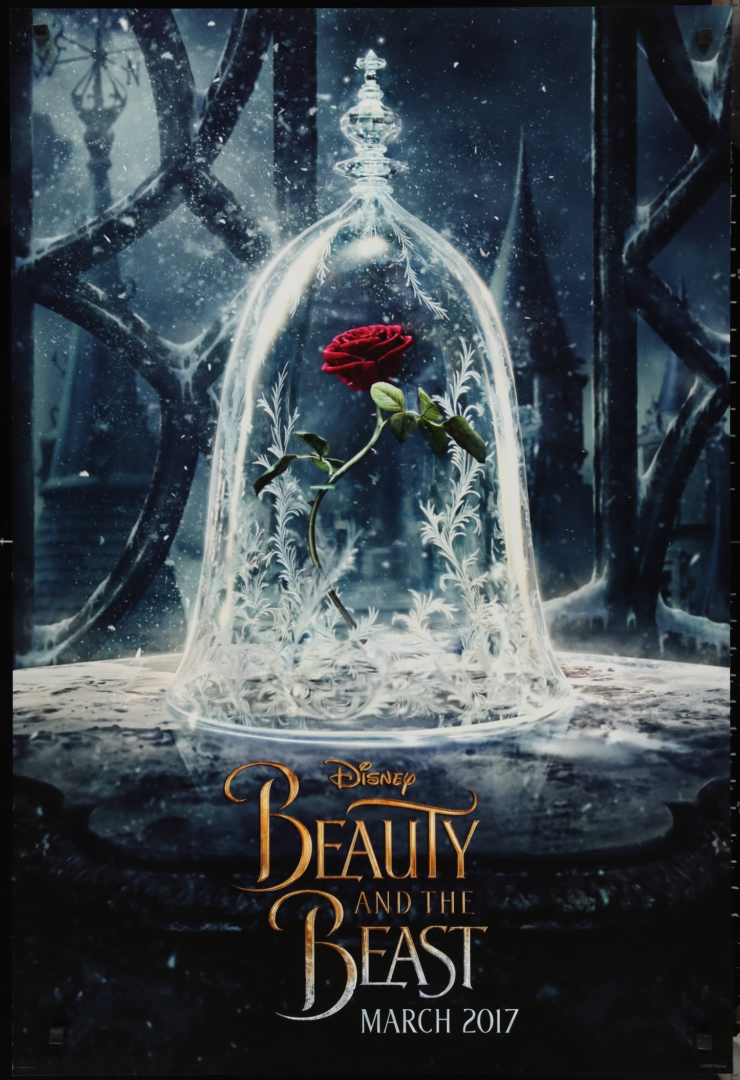 Beauty And The Beast US One Sheet Teaser Style (2017) - ORIGINAL RELEASE - posterpalace.com