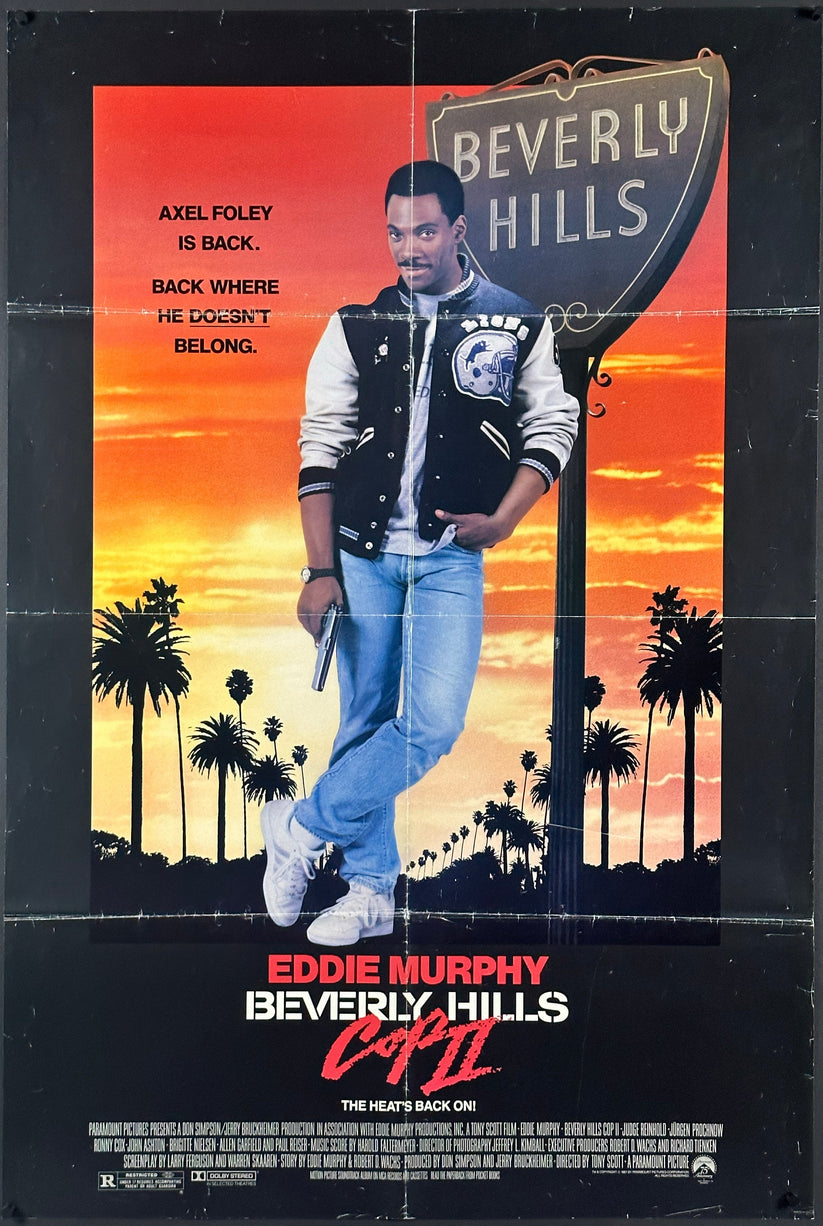 Beverly Hills Cop II Vintage US One Sheet (1987) - ORIGINAL RELEASE ...