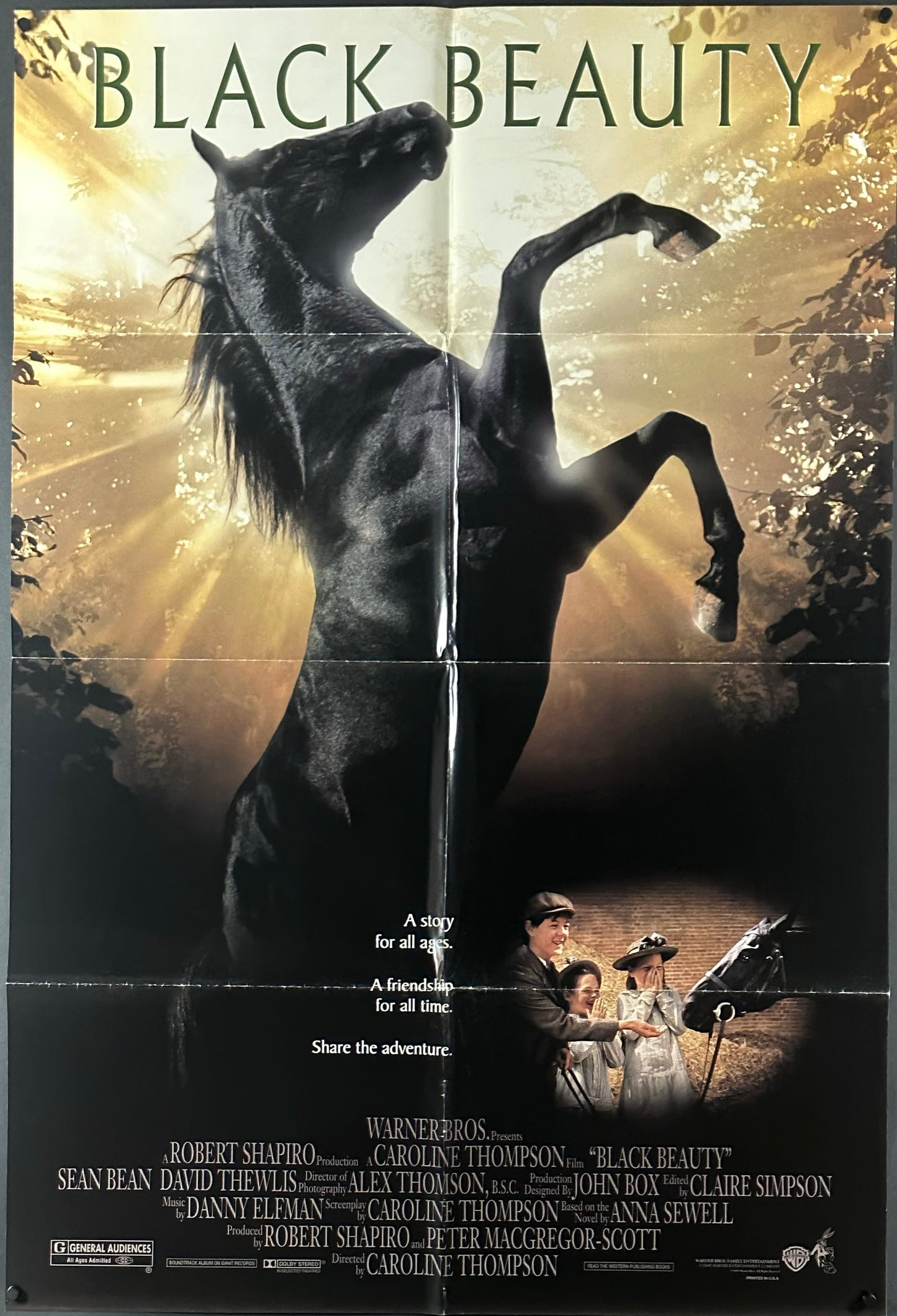 Black Beauty US One Sheet (1994) - ORIGINAL RELEASE - posterpalace.com