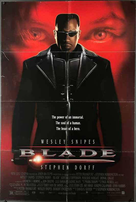 Blade US One Sheet (1998) - ORIGINAL RELEASE - posterpalace.com