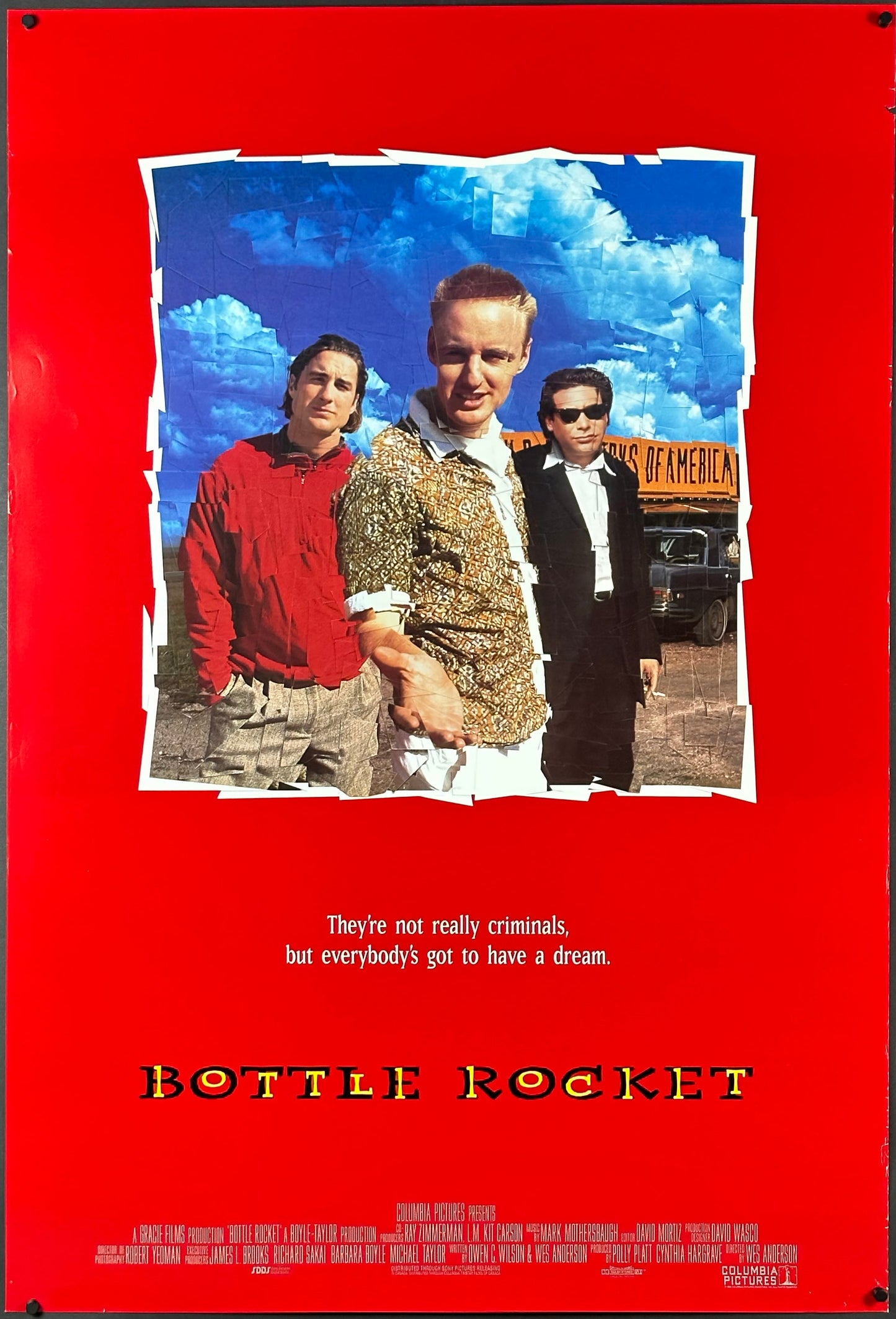 Bottle Rocket US One Sheet (1996) - ORIGINAL RELEASE - posterpalace.com