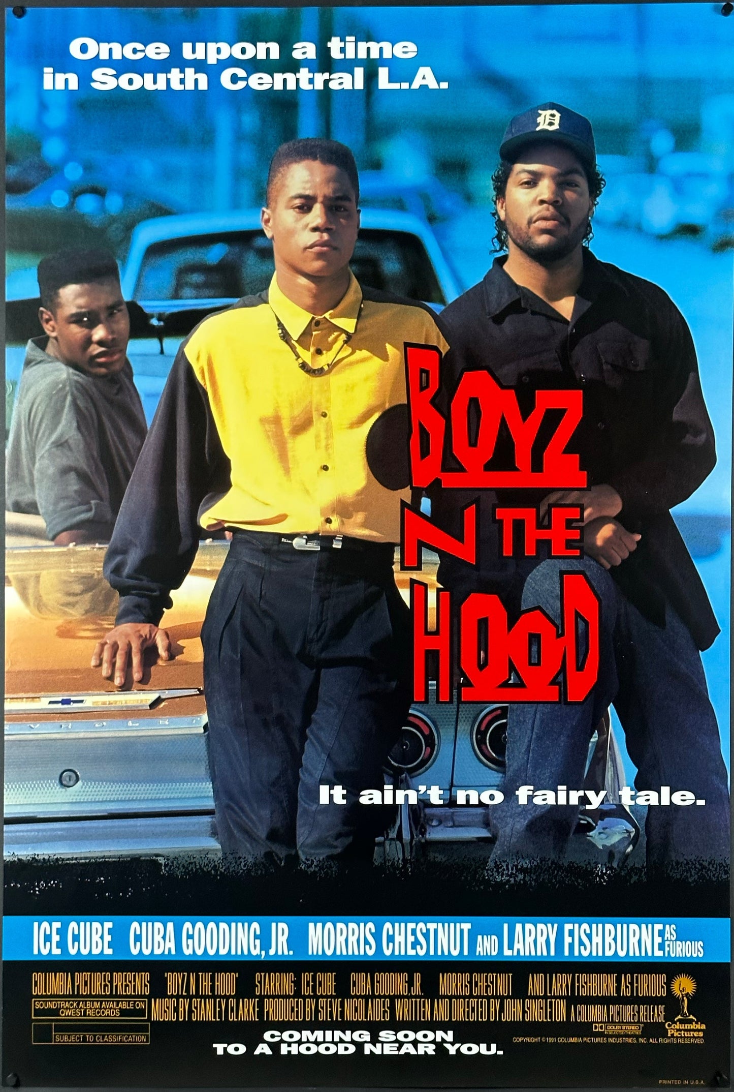 Boyz n The Hood US One Sheet (1991) - ORIGINAL RELEASE - posterpalace.com