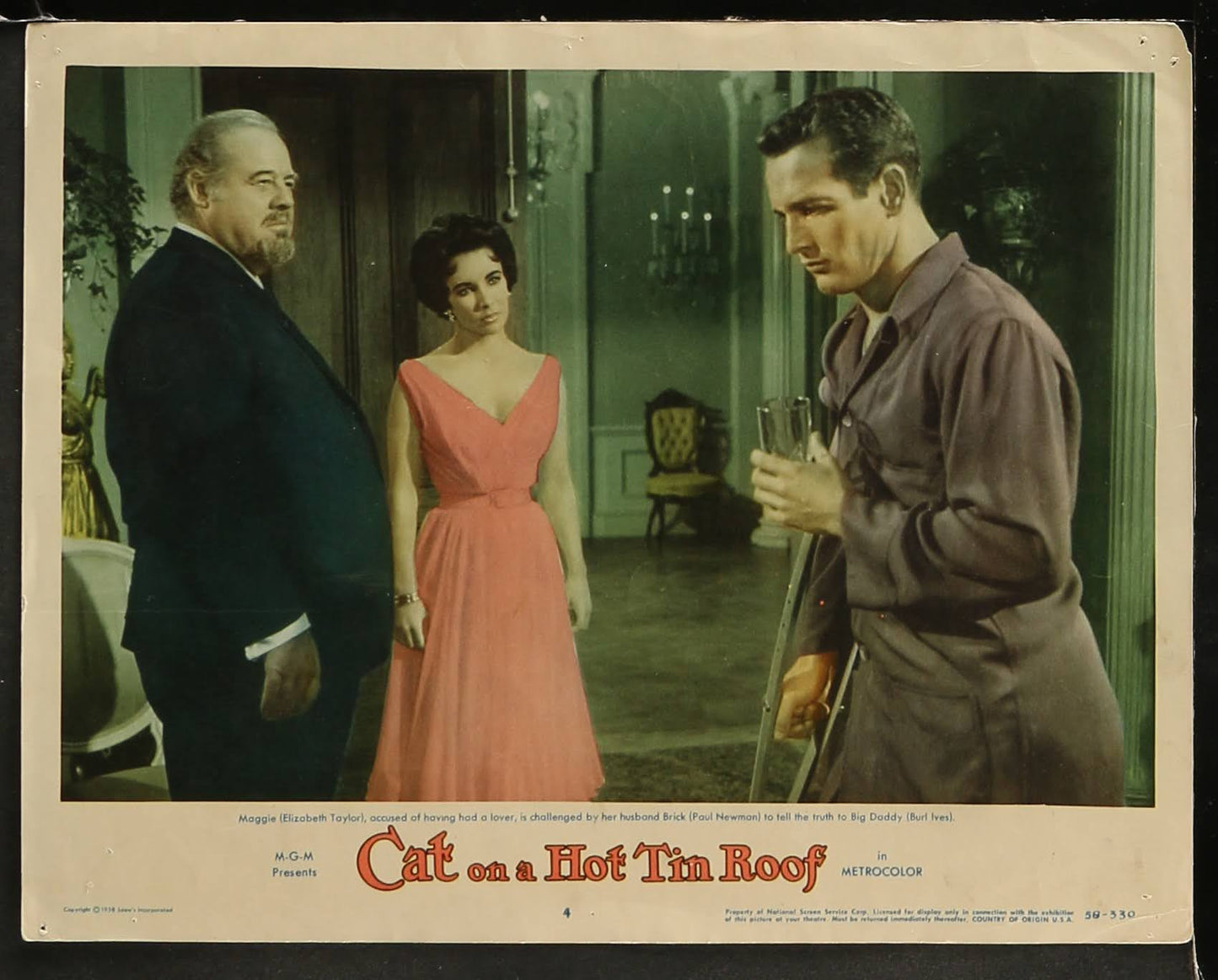 Cat On A Hot Tin Roof US Complete Lobby Card Set (1958) - ORIGINAL RELEASE - posterpalace.com