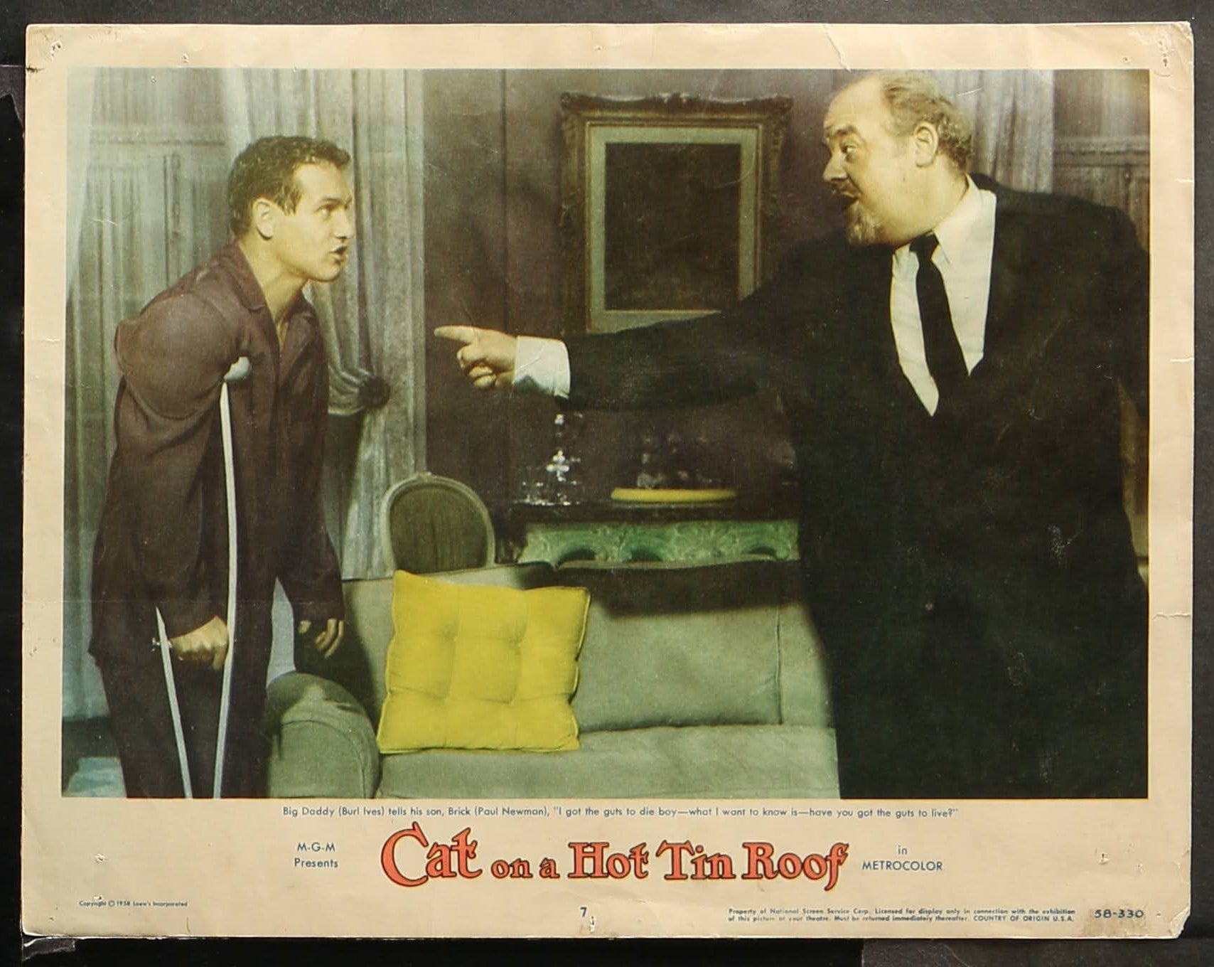 Cat On A Hot Tin Roof US Complete Lobby Card Set (1958) - ORIGINAL RELEASE - posterpalace.com