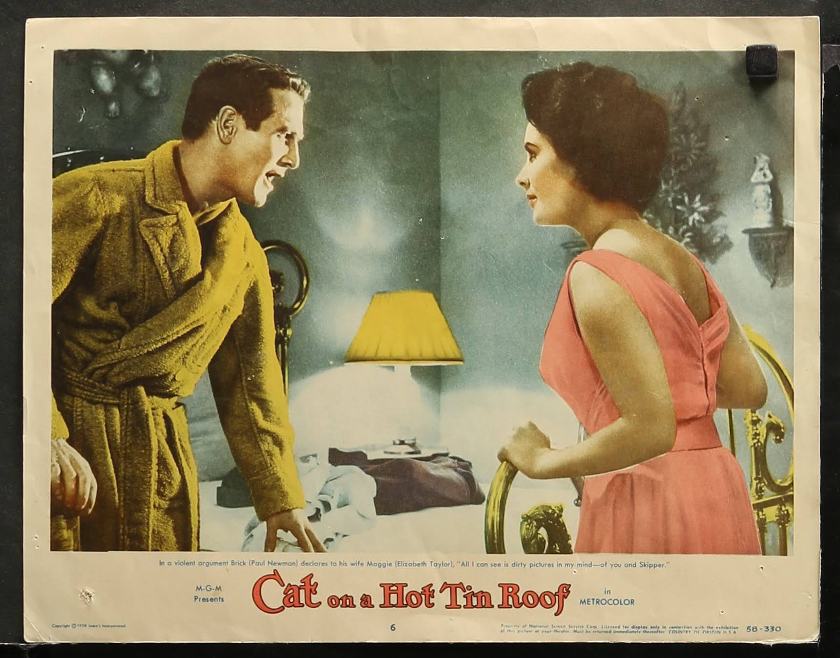 Cat On A Hot Tin Roof US Complete Lobby Card Set (1958) - ORIGINAL RELEASE - posterpalace.com