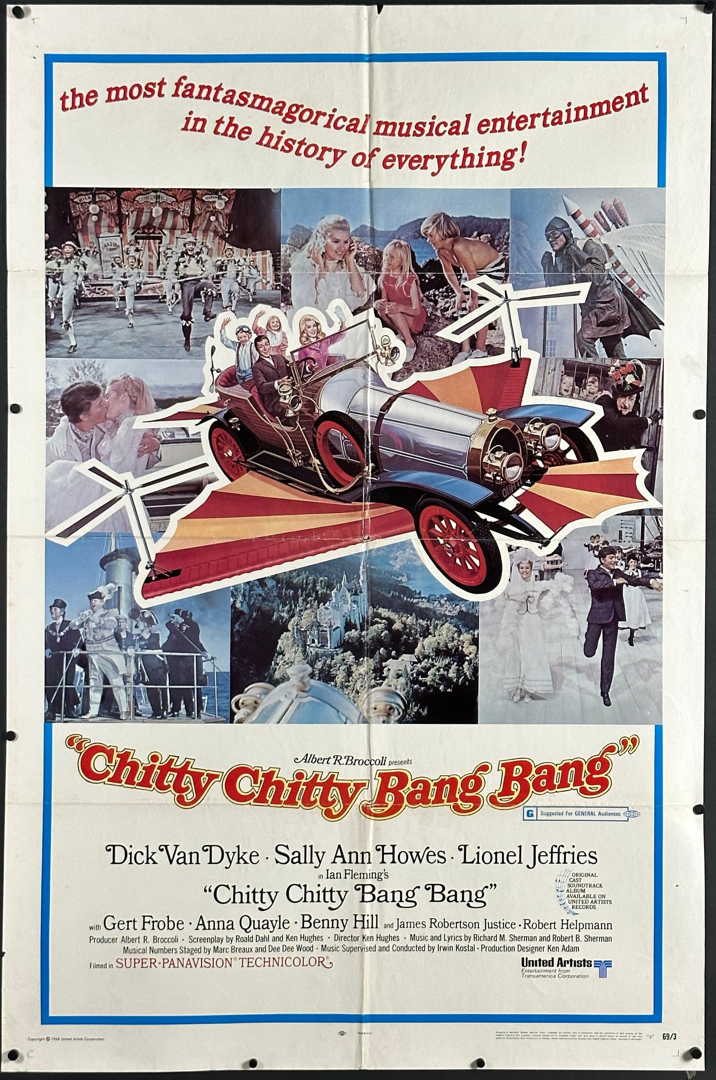 Chitty Chitty Bang Bang US One Sheet (R 1969) - posterpalace.com
