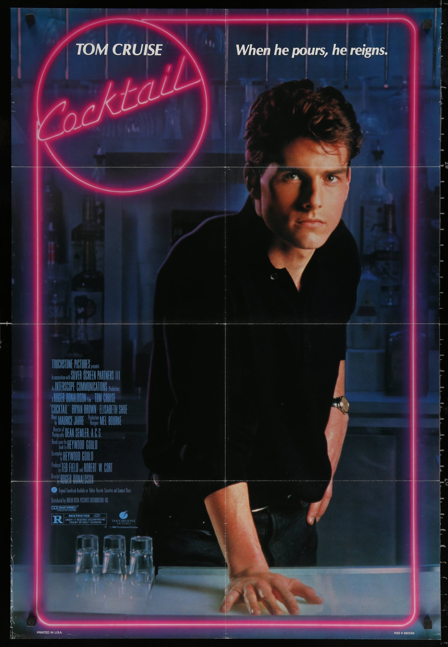 Cocktail US One Sheet (1988) - ORIGINAL RELEASE - posterpalace.com