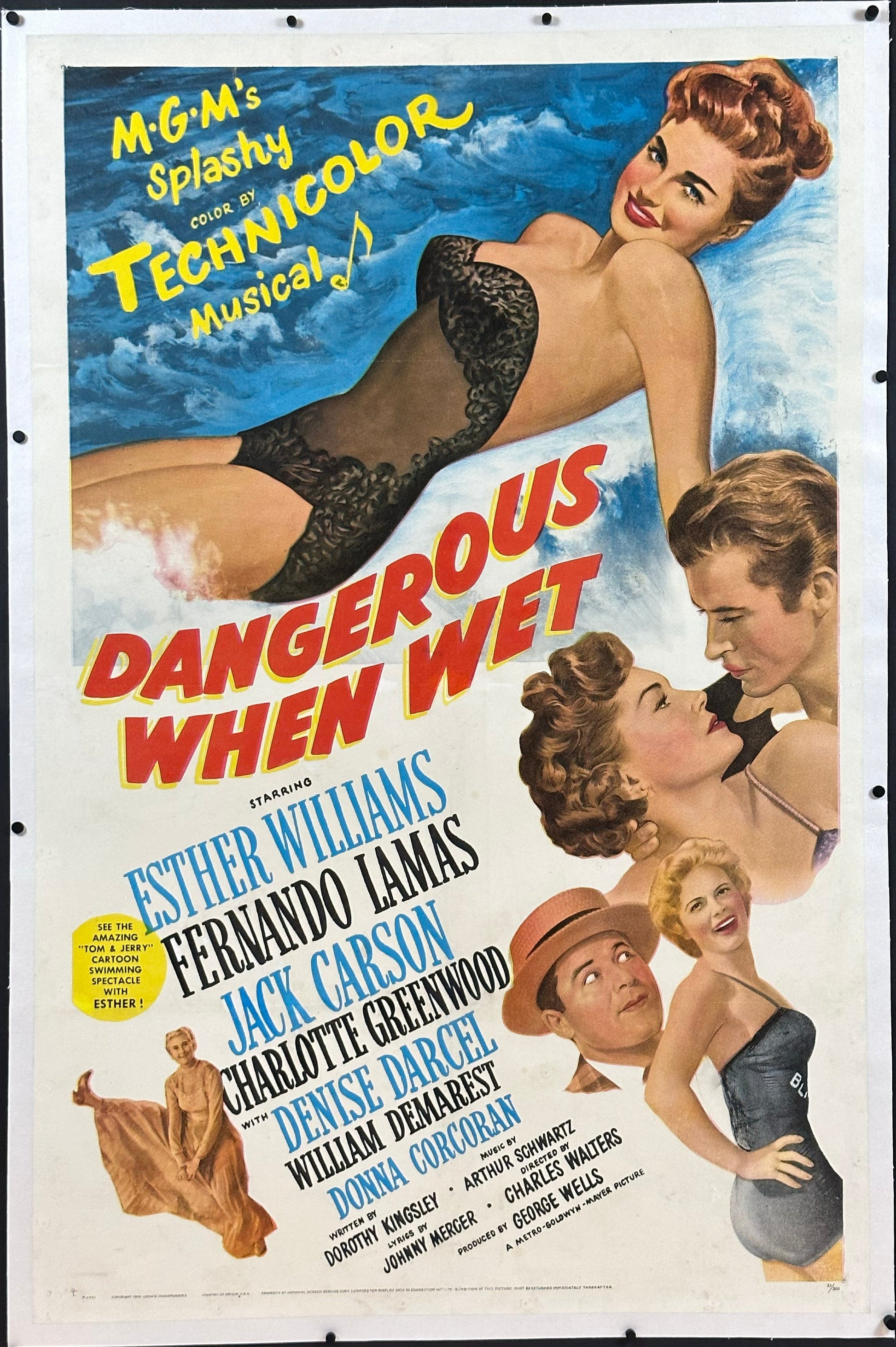 Dangerous When Wet US One Sheet (1953) - ORIGINAL RELEASE - posterpalace.com