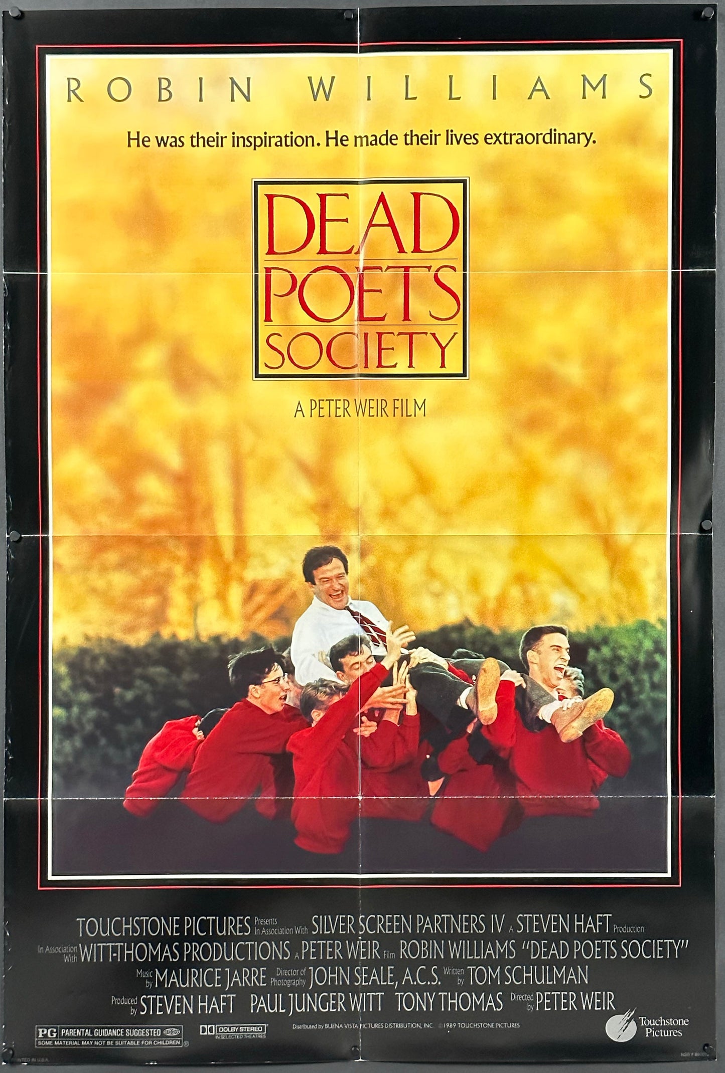 Dead Poets Society US One Sheet (1989) - ORIGINAL RELEASE - posterpalace.com