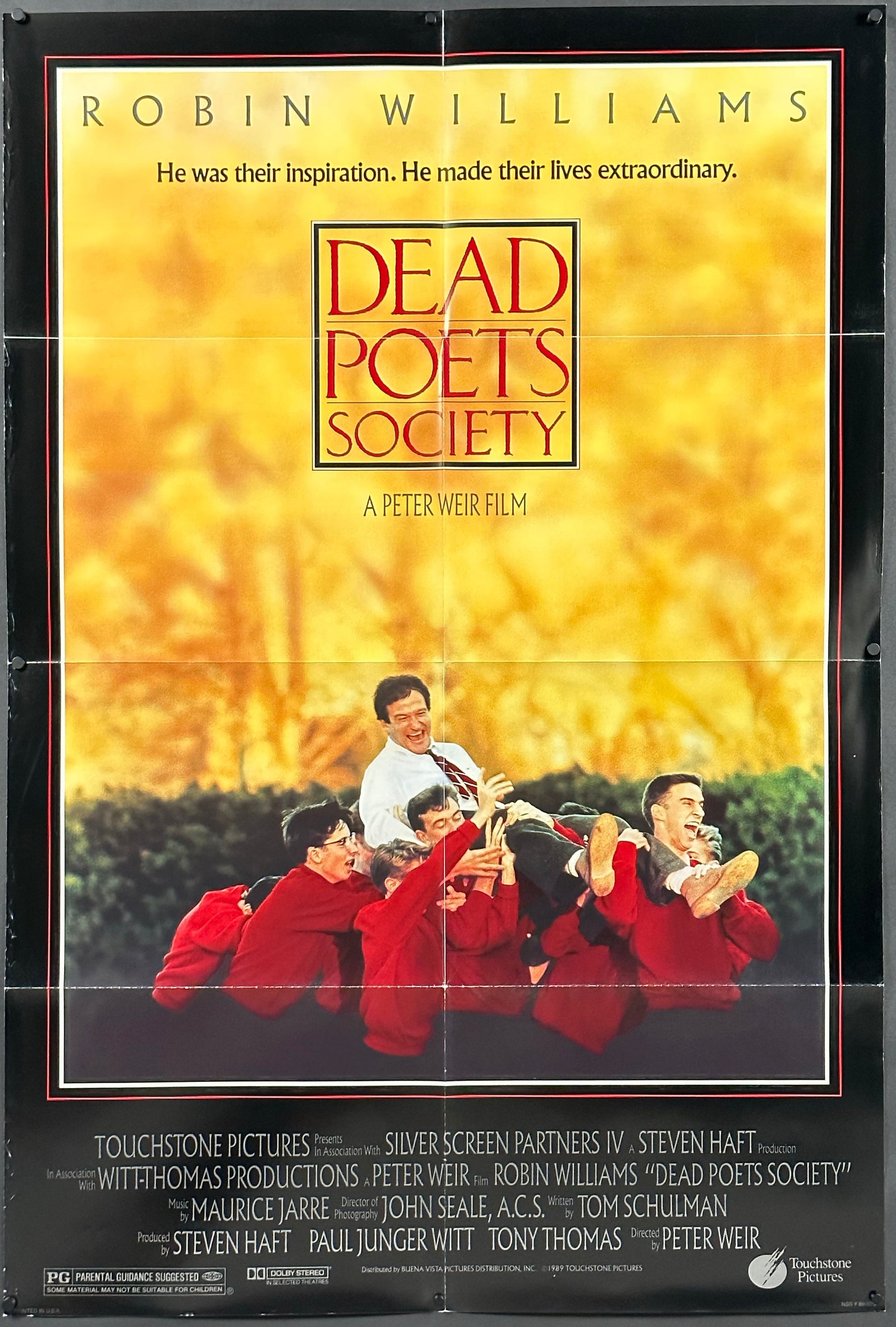 Dead Poets Society US One Sheet (1989) - ORIGINAL RELEASE - posterpalace.com