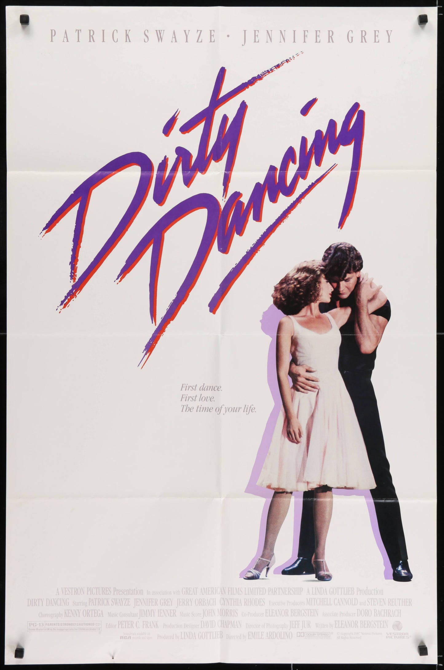 Dirty Dancing US One Sheet (1987) - ORIGINAL RELEASE - posterpalace.com