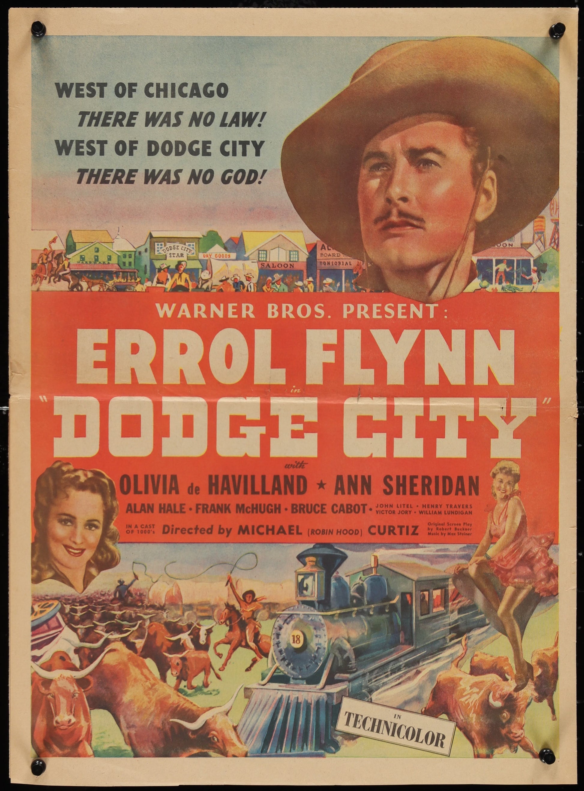 Dodge City US Newspaper Ad (1939) - ORIGINAL RELEASE - posterpalace.com