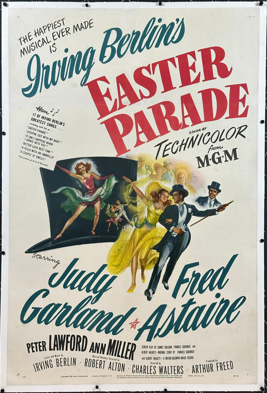 Easter Parade US One Sheet Style D (1948) - ORIGINAL RELEASE - posterpalace.com