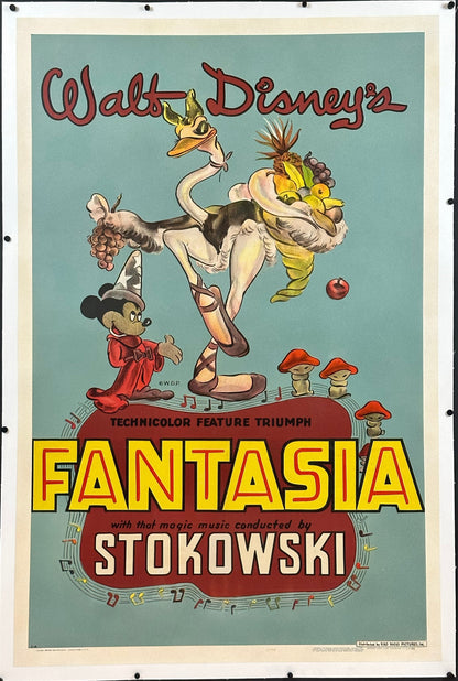 Fantasia US One Sheet Style A (R 1946) - posterpalace.com