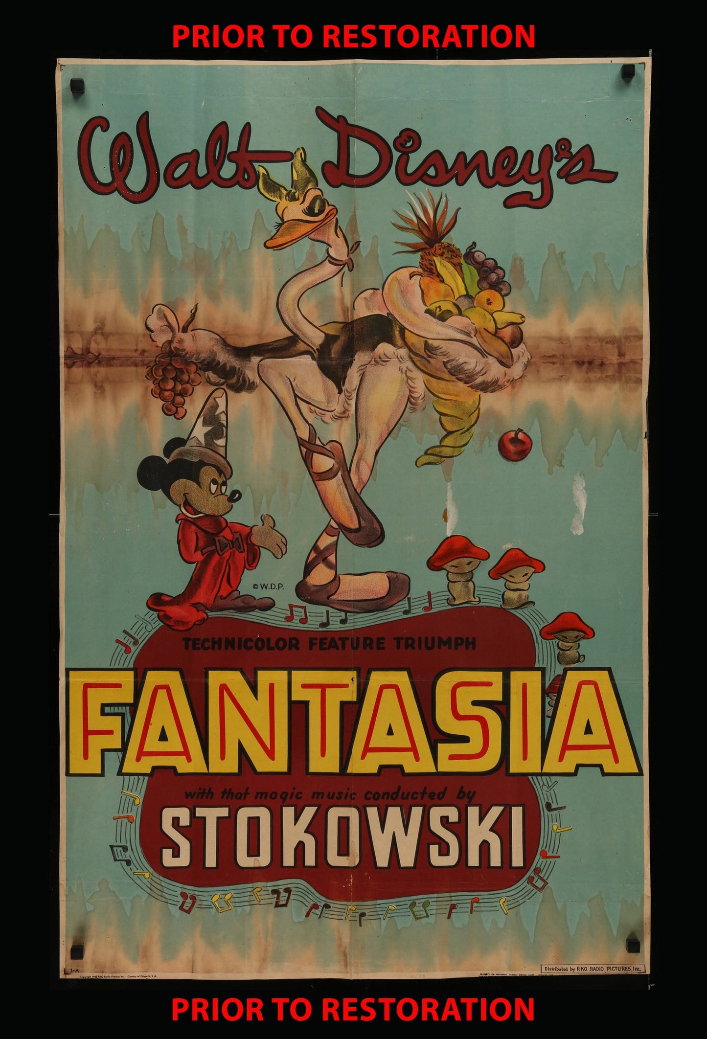 Fantasia US One Sheet Style A (R 1946) - posterpalace.com