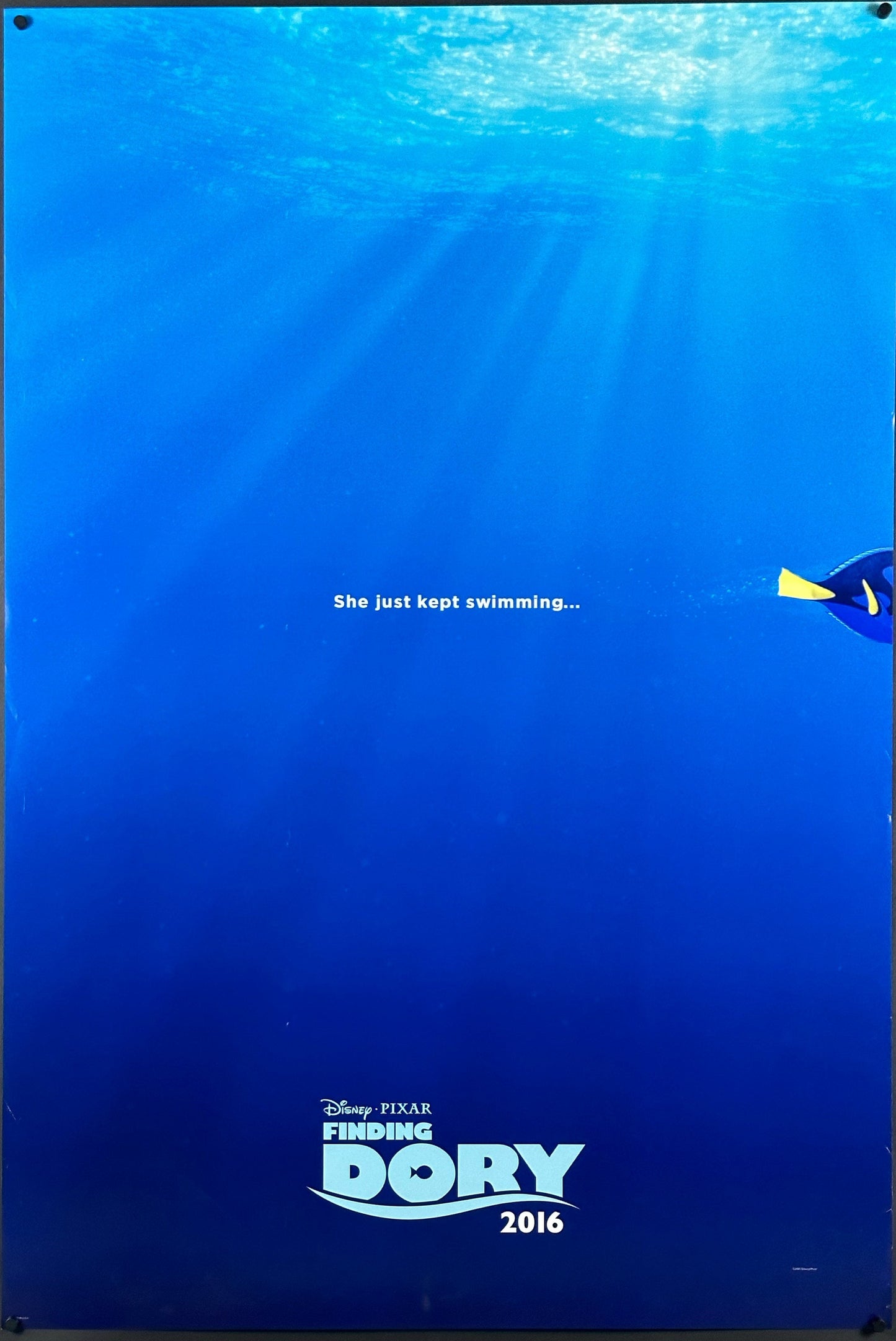 Finding Dory US One Sheet Teaser Style (2016) - ORIGINAL RELEASE - posterpalace.com
