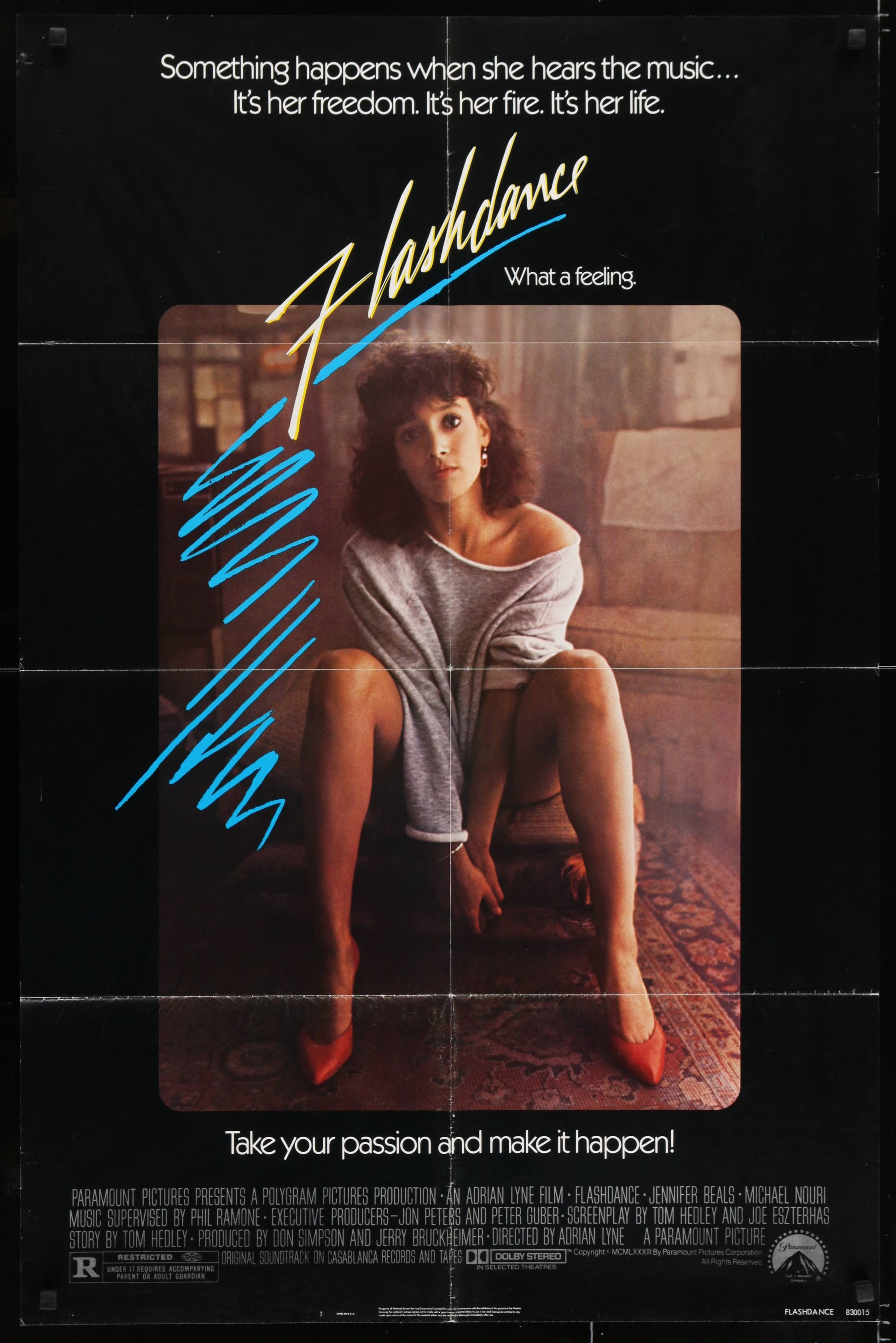 Flashdance US One Sheet (1983) - ORIGINAL RELEASE - posterpalace.com