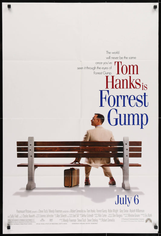 Forrest Gump US One Sheet Advance/Teaser style (1994) - ORIGINAL RELEASE - posterpalace.com