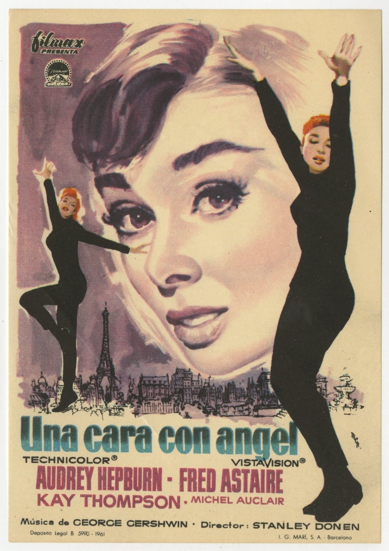Funny Face Spanish Herald (R 1961) - posterpalace.com