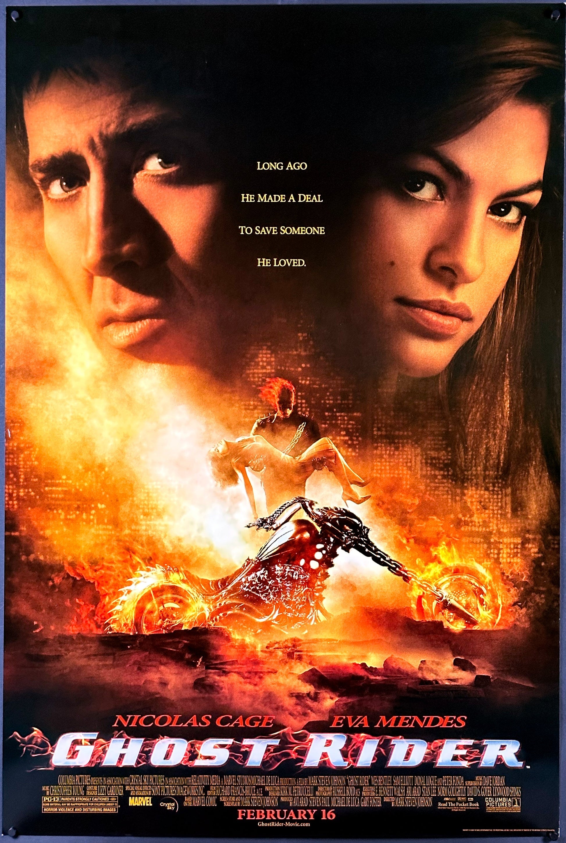 Ghost Rider Vintage US One Sheet (2007) - ORIGINAL RELEASE ...