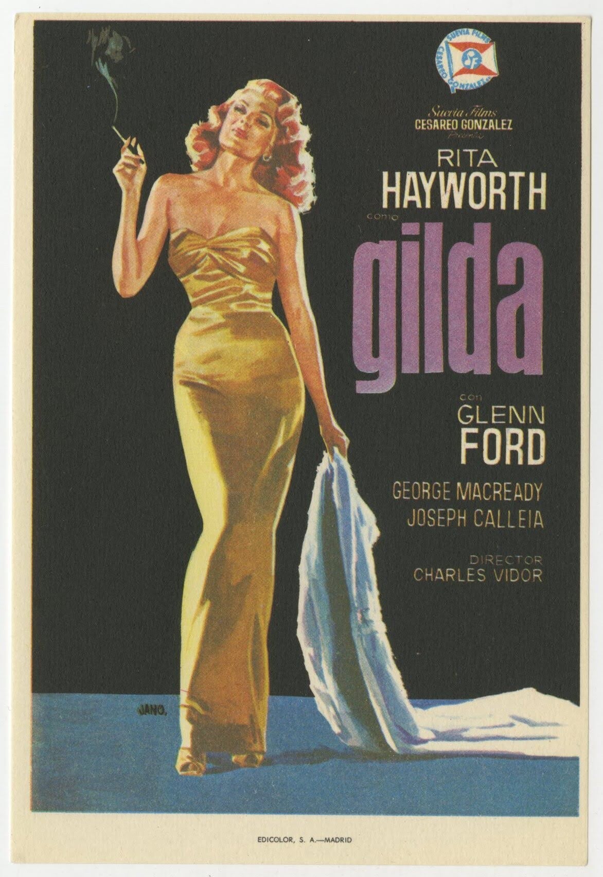 Gilda Spanish Herald Jano Art (R ca. 1950's) - posterpalace.com