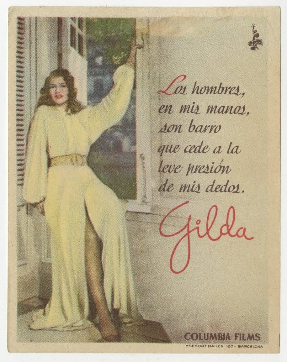 Gilda Spanish Herald Window Style (R 1947) - posterpalace.com