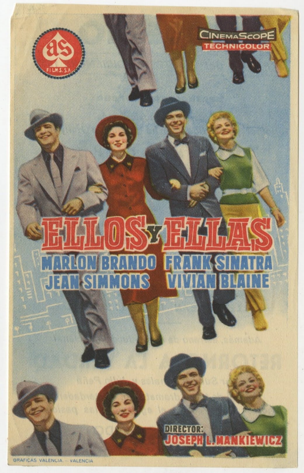 Guys And Dolls Spanish Herald (R 1957) - posterpalace.com